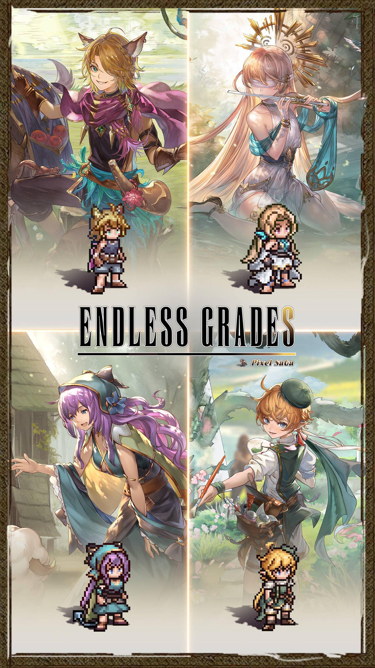 A Classic RPG with Pixel Arts